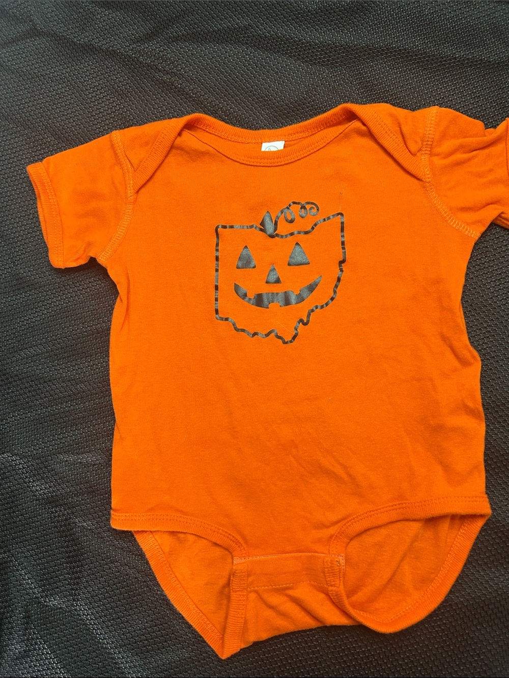 Rabbit Skins Orange Baby Pumpkin Tee